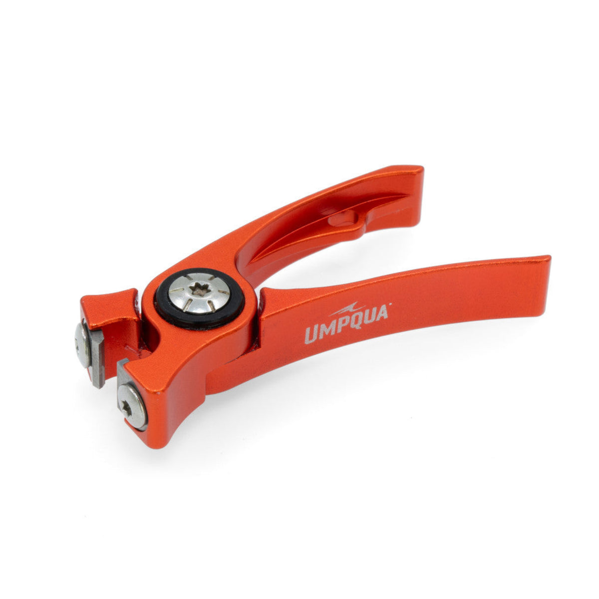 Orange Umpqua brand tool on a white background