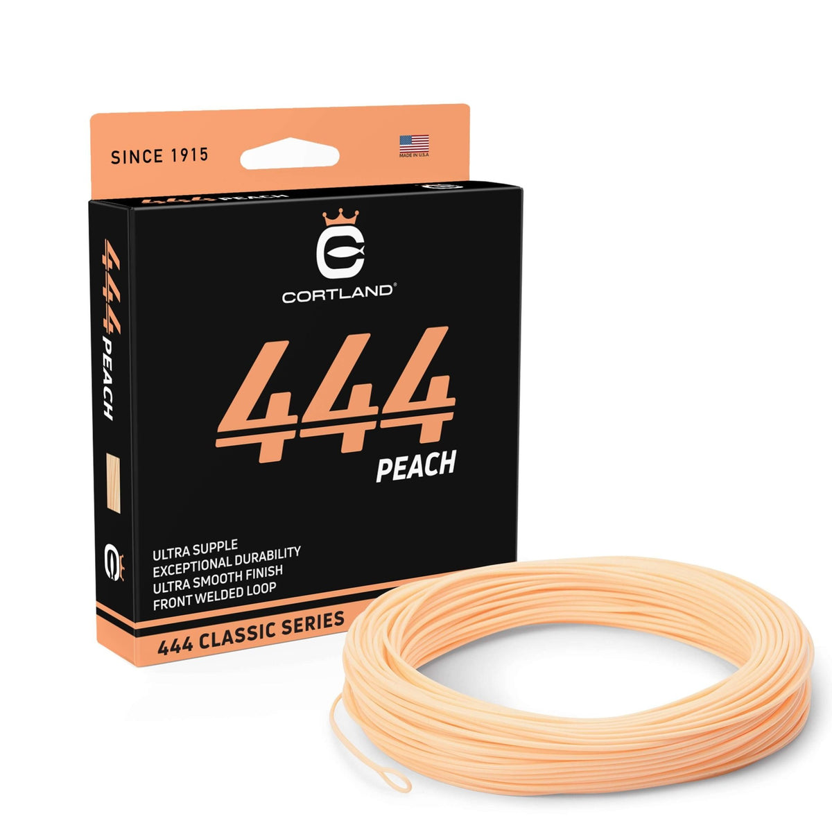444 Peach Fishing Rod | Cortland Line Company - Fish On! Custom Rods
