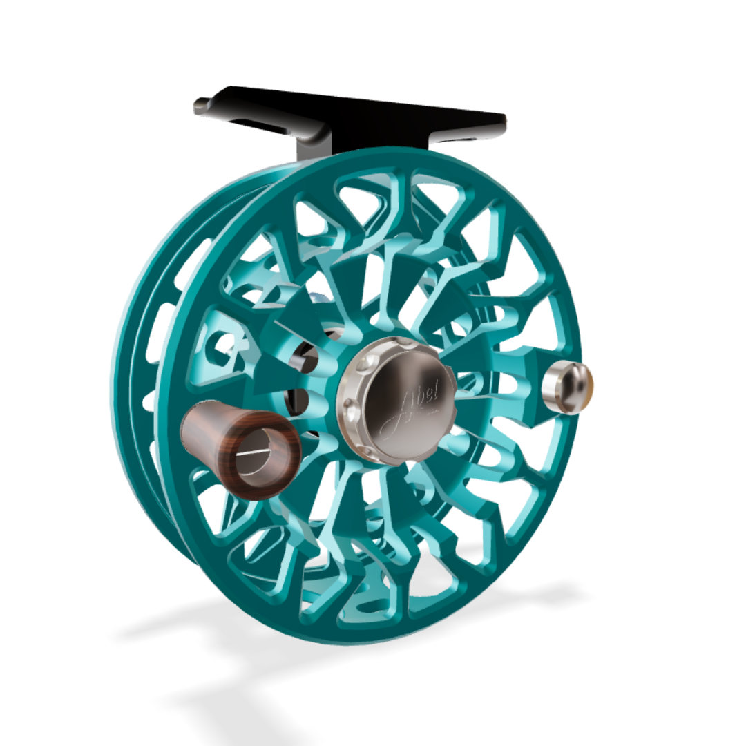 Abel SDF 5/6 Satin Teal Flats Knob_Fish On! Custom Rods