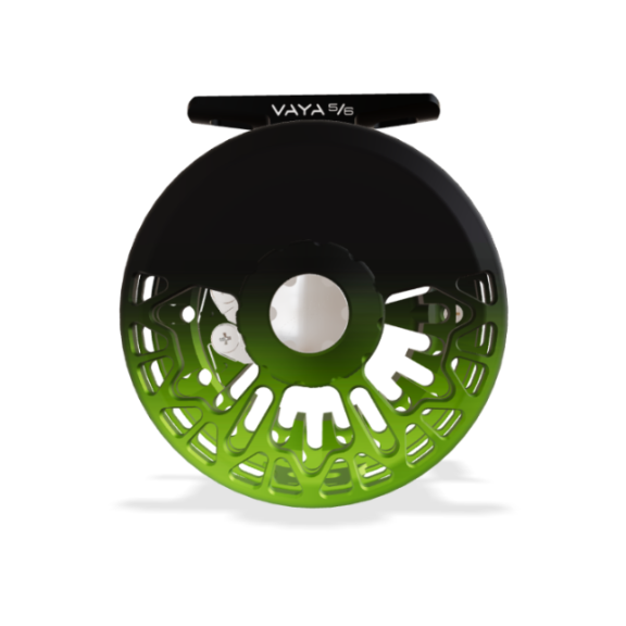 Abel_Vaya_Black_Green_Fade_Ebony_Knob_Fish On! Custom Rods