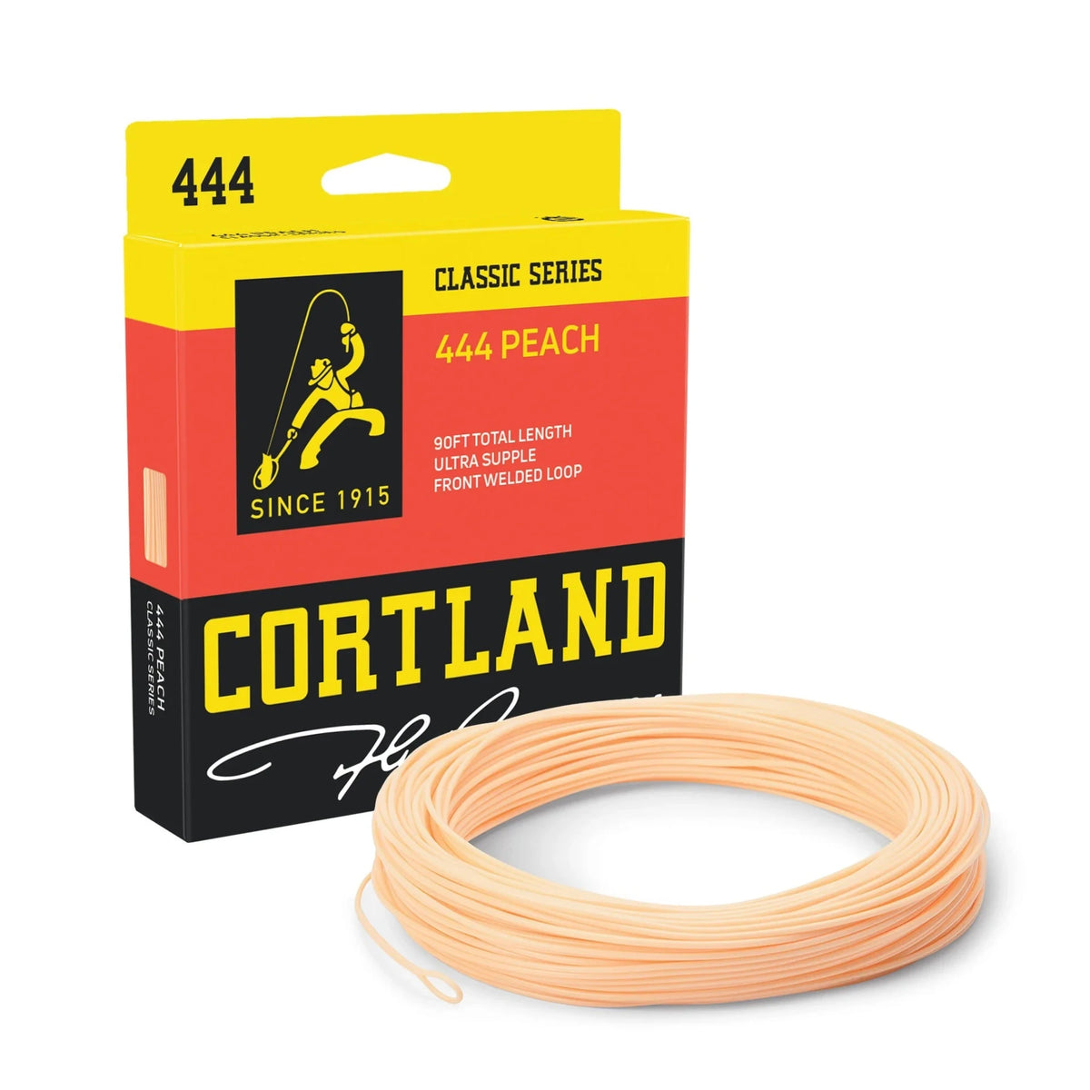 444 Peach Double Taper | Cortland Line Company - Fish On! Custom Rods