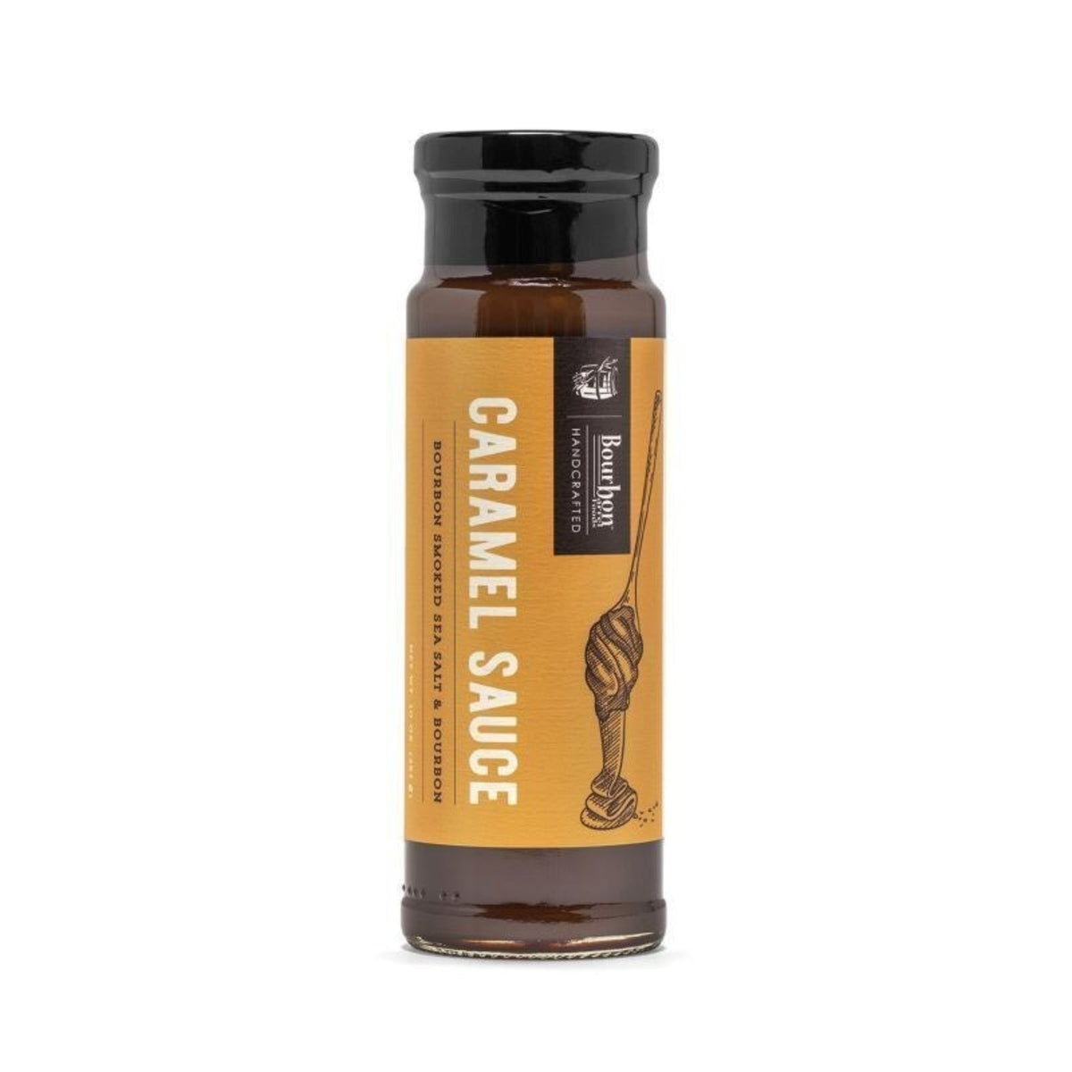 Bourbon Smoked Sea Salt Caramel Sauce - Luxurious Dessert Topping - Fish On! Custom Rods
