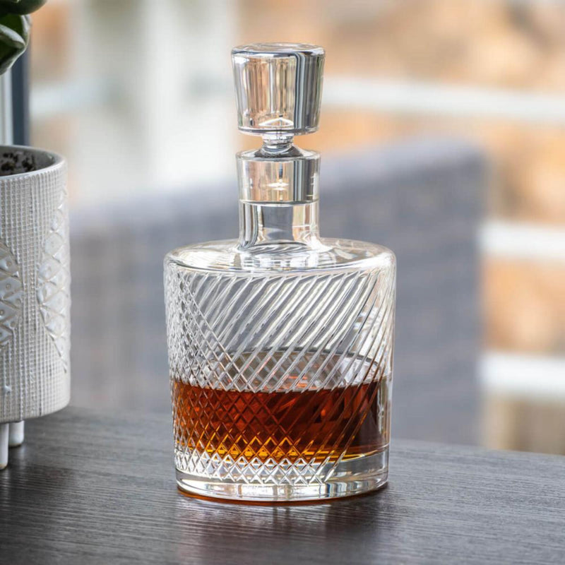 Bourbon Street 25oz Whiskey Decanter - Premium Glassware for Whiskey Enthusiasts - Fish On! Custom Rods