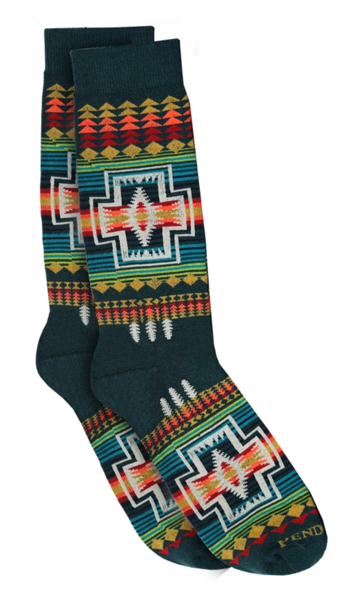 Century Harding Crew | Premium Merino Wool Socks - Pendleton - Fish On! Custom Rods