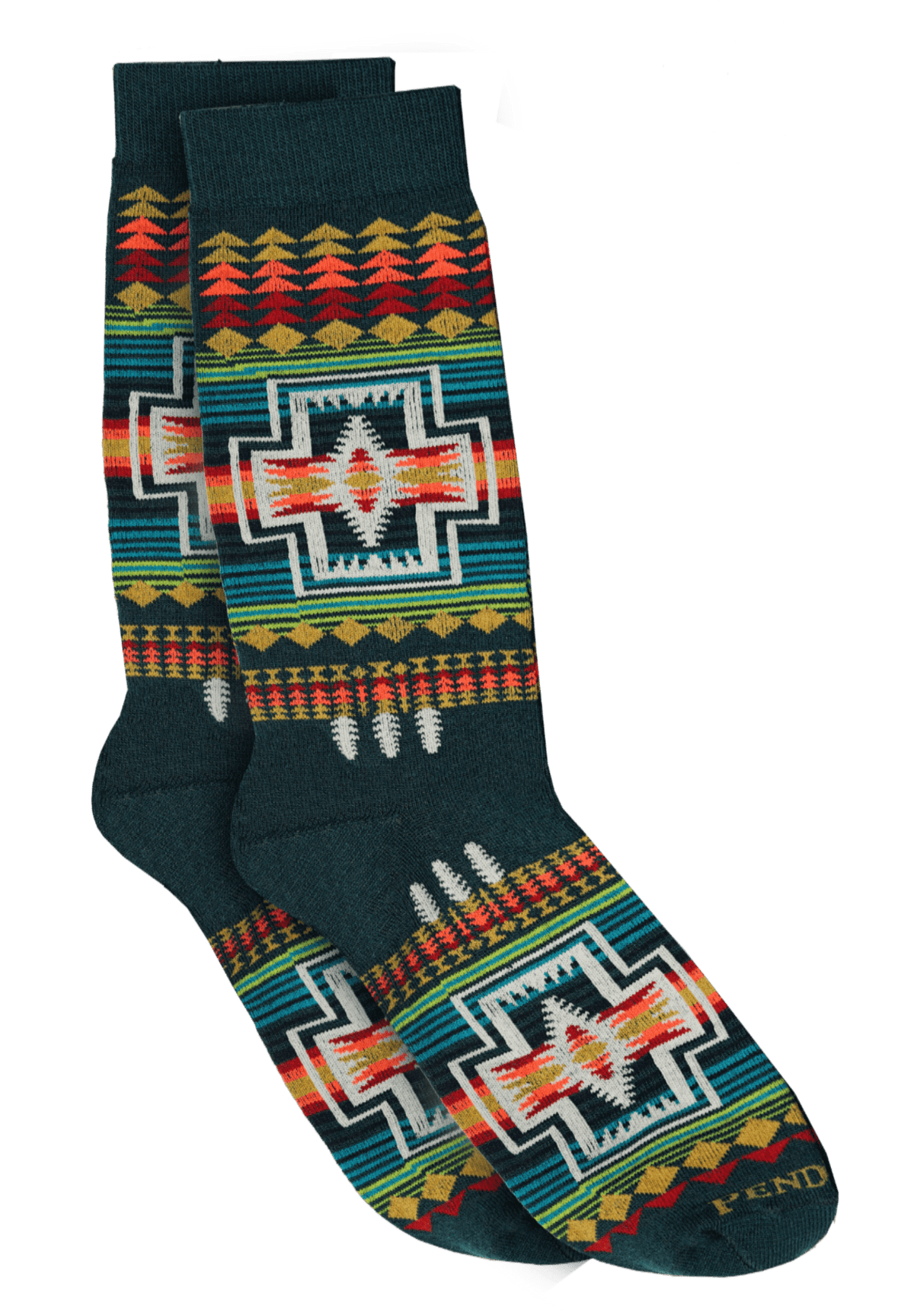 Century Harding Crew | Premium Merino Wool Socks - Pendleton - Fish On! Custom Rods