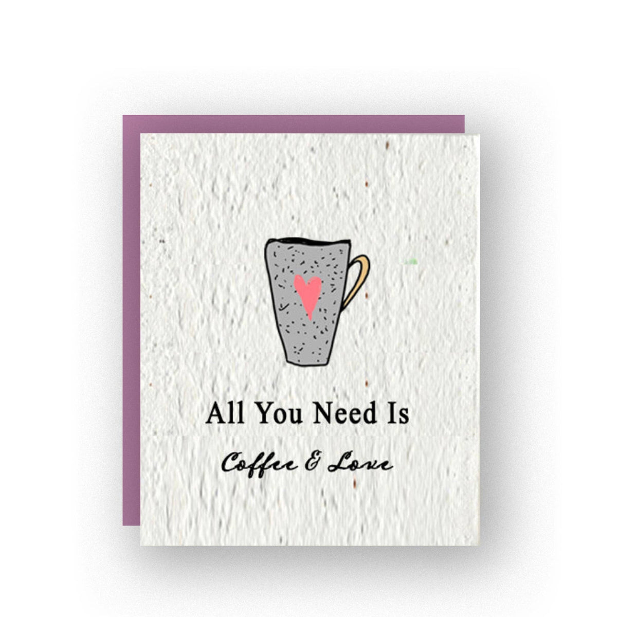 Coffee and Love Wildflower Seed Paper Card - Fish On! Custom Rods