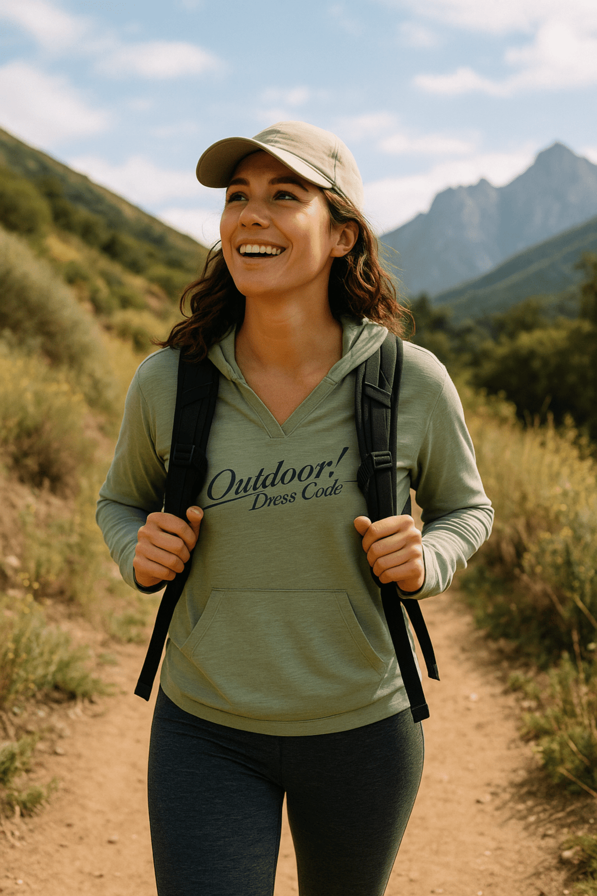 Cozy Jersey Slub Women's Hood - Premium Lightweight Cotton - Fish On! Custom Rods