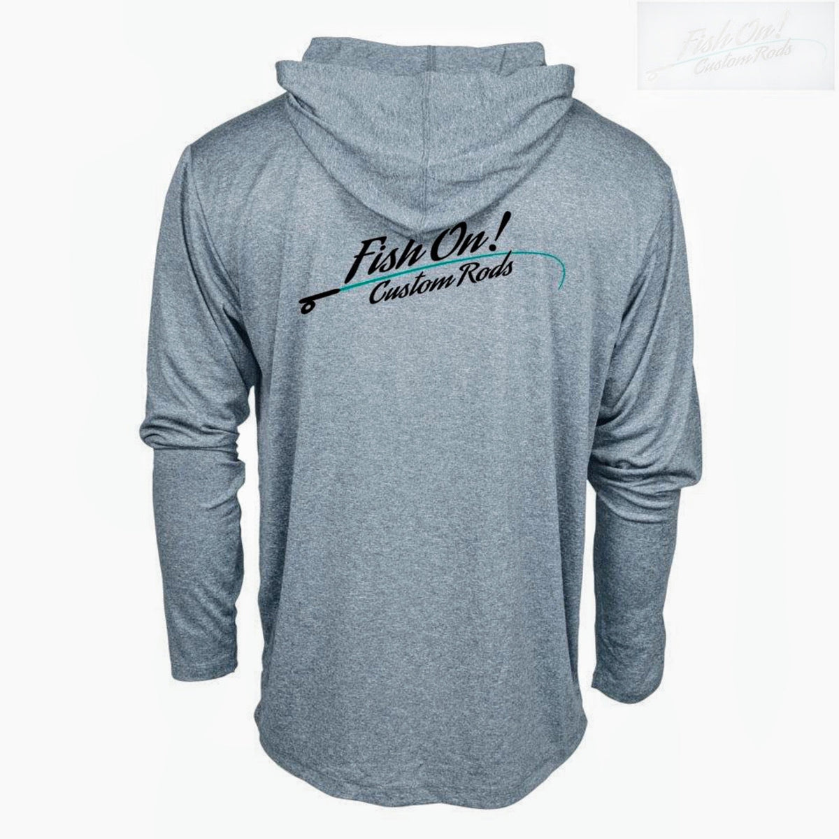 Fish On! Performance Sun Hoodie - UPF 50+ Protection - Fish On! Custom Rods