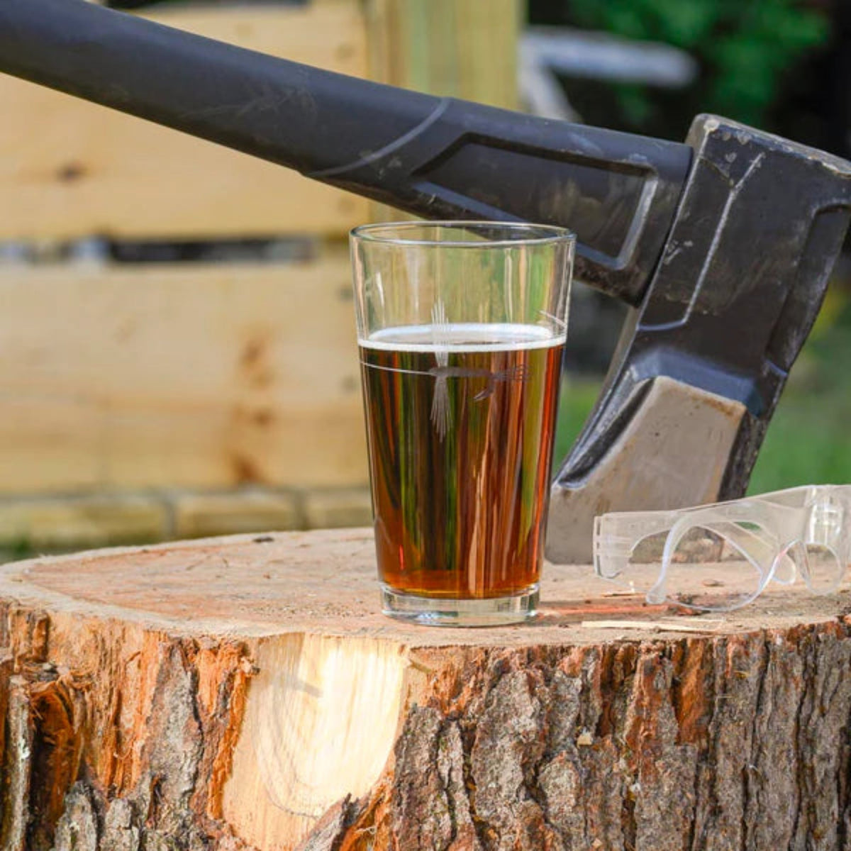 Fly Fishing 16oz Beer Pint Glass | Rolf Glass - Fish On! Custom Rods