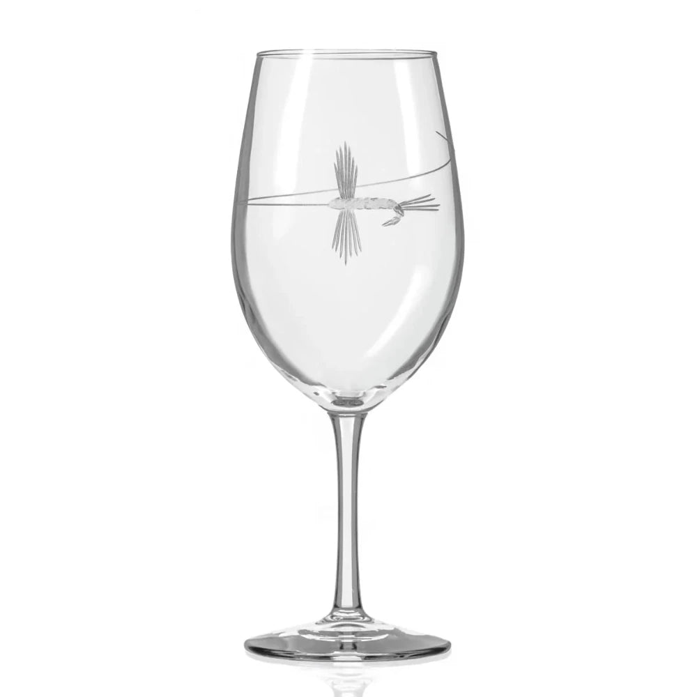 Fly Fishing Wine Stemware - Fish On! Custom Rods