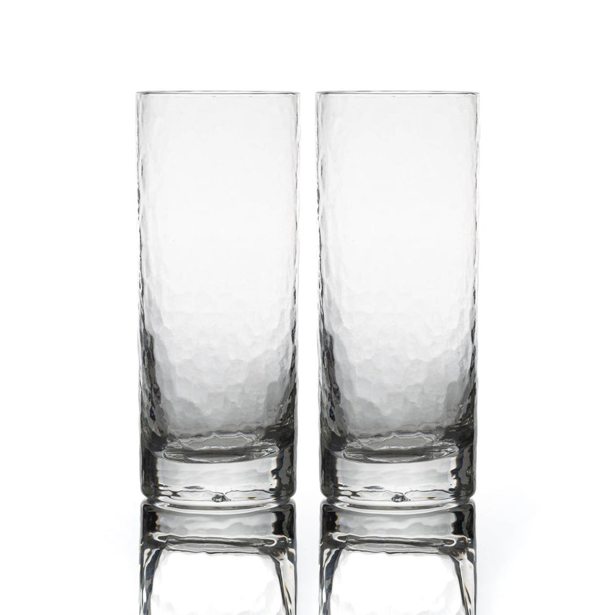 Hand - blown Highballs Set of 2 | Made in USA - Fish On! Custom Rods