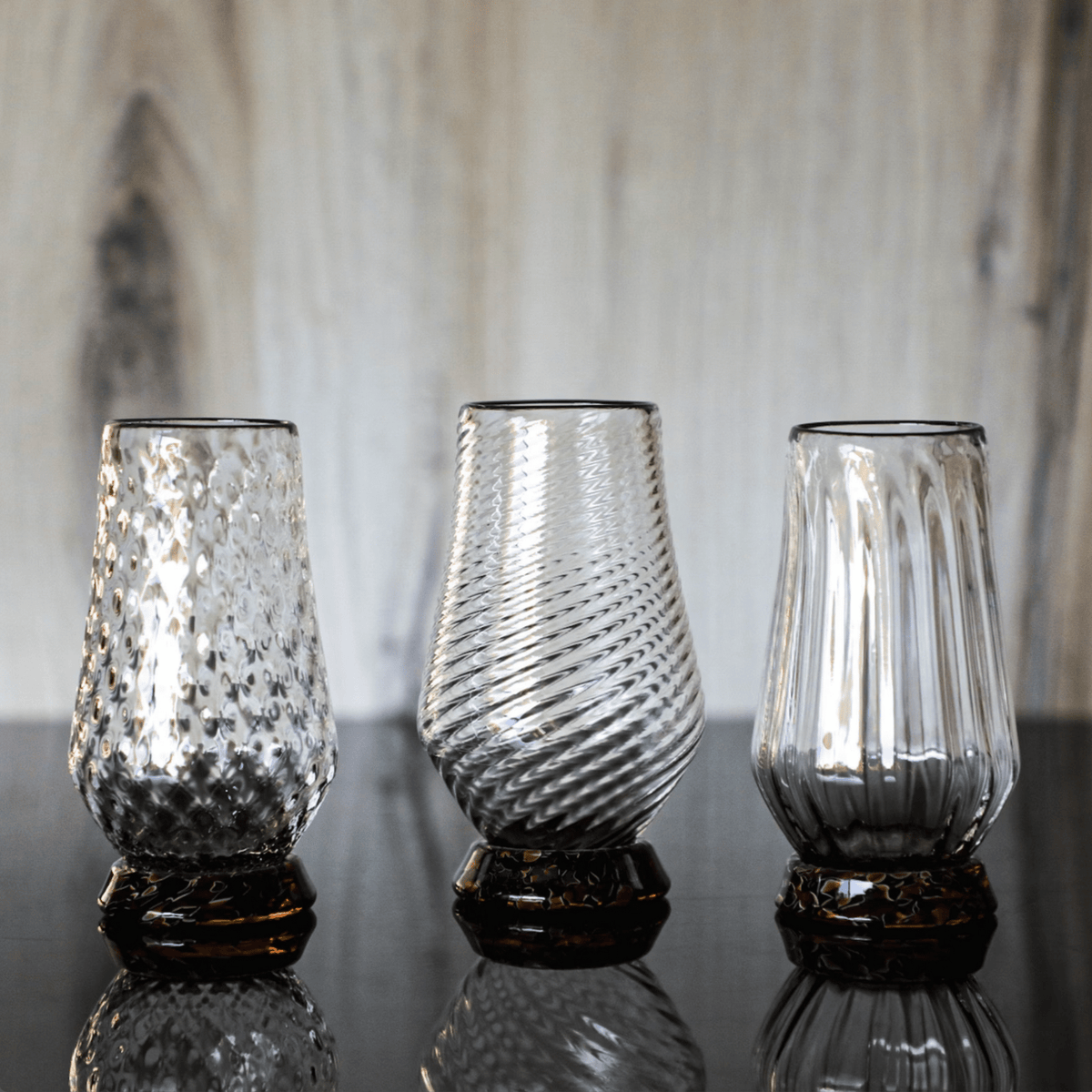 Hand - Blown Neat Pour Glass - Fish On! Custom Rods