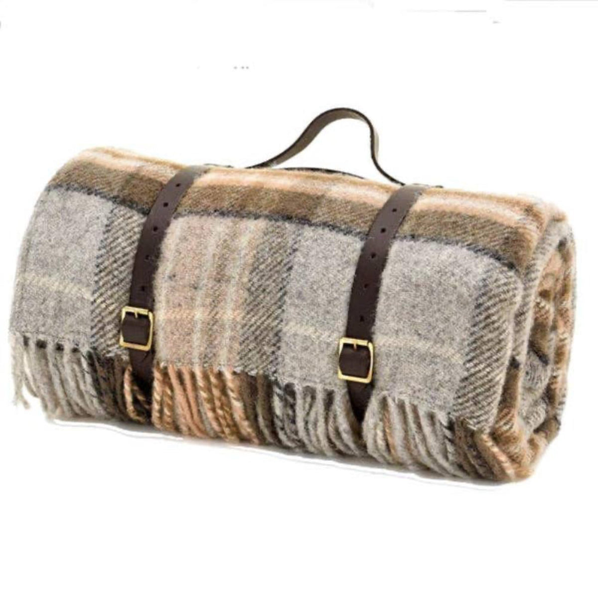 Highland Tweed Tartan Roll - Up Travel Blanket ~ McKellar - Fish On! Custom Rods
