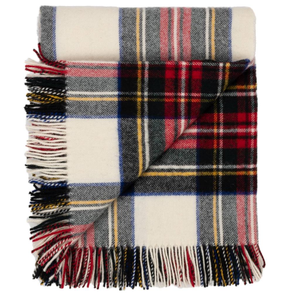 Highland Tweeds Shetland Lambswool Throw - Dress Stewart - Fish On! Custom Rods