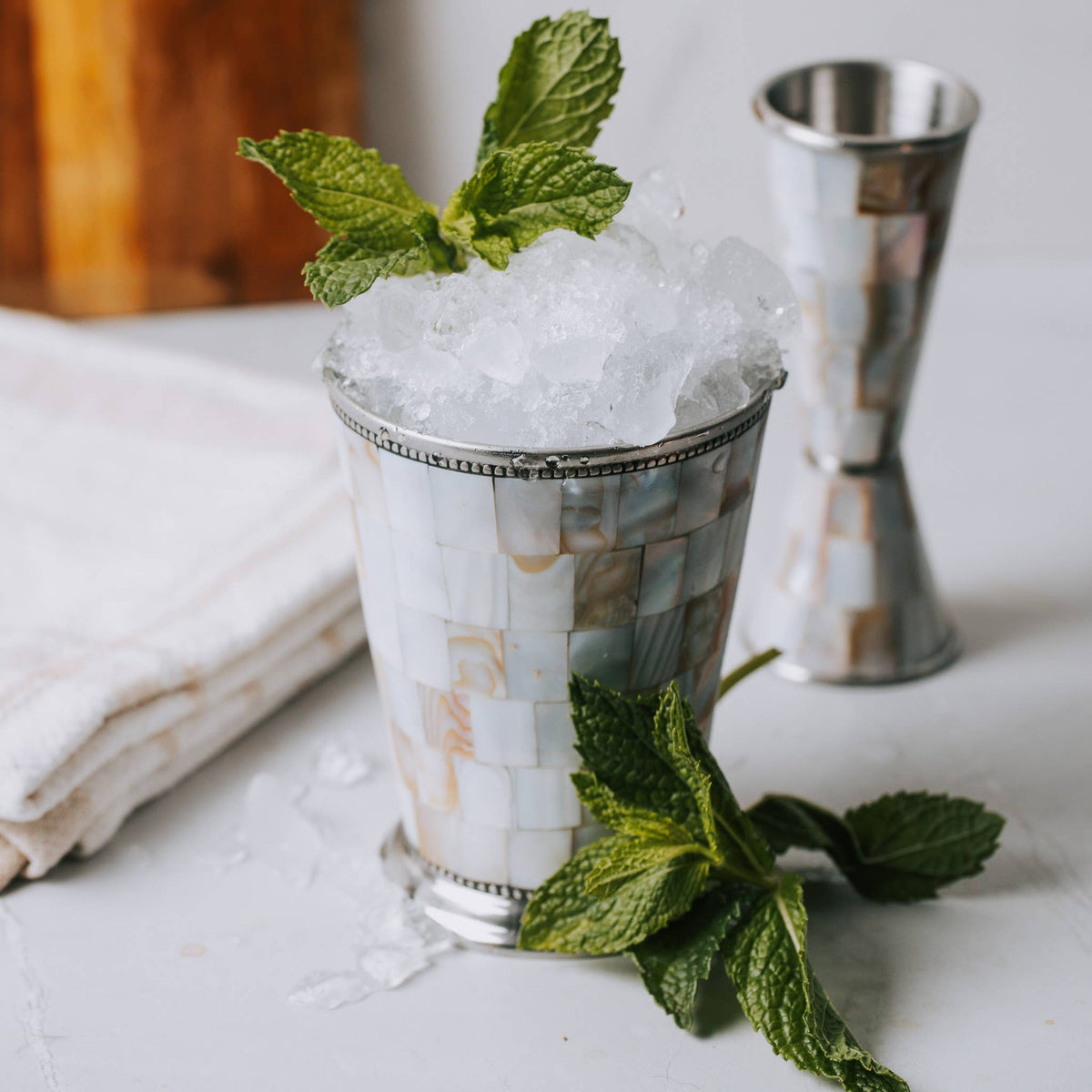 Julep Cup | Mother of Pearl - Fish On! Custom Rods
