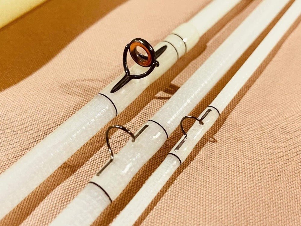 Kabuto 8' 3" 3wt 3pc White Natural Bamboo - Fish On! Custom Rods