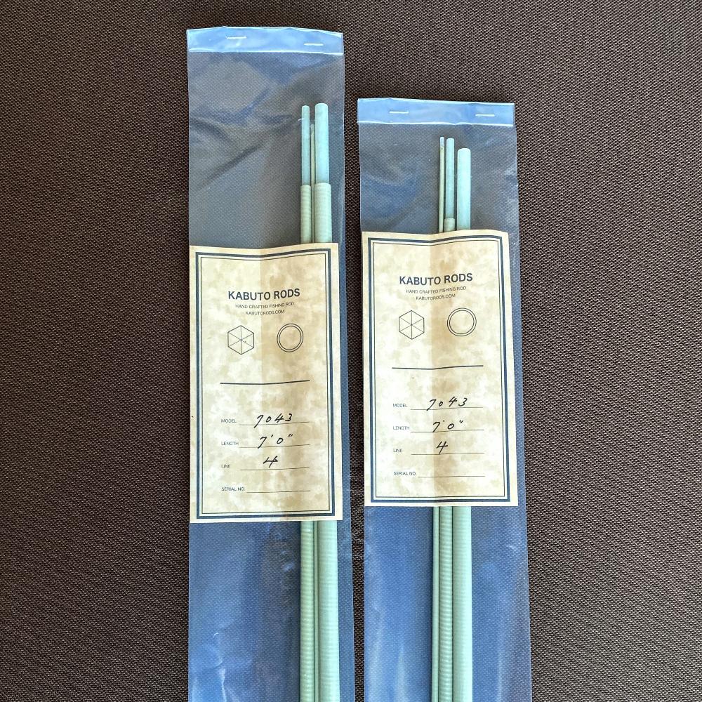Kabuto Fly Rod Blanks 7’ 0” 4wt 3pc Blonde - Fish On! Custom Rods