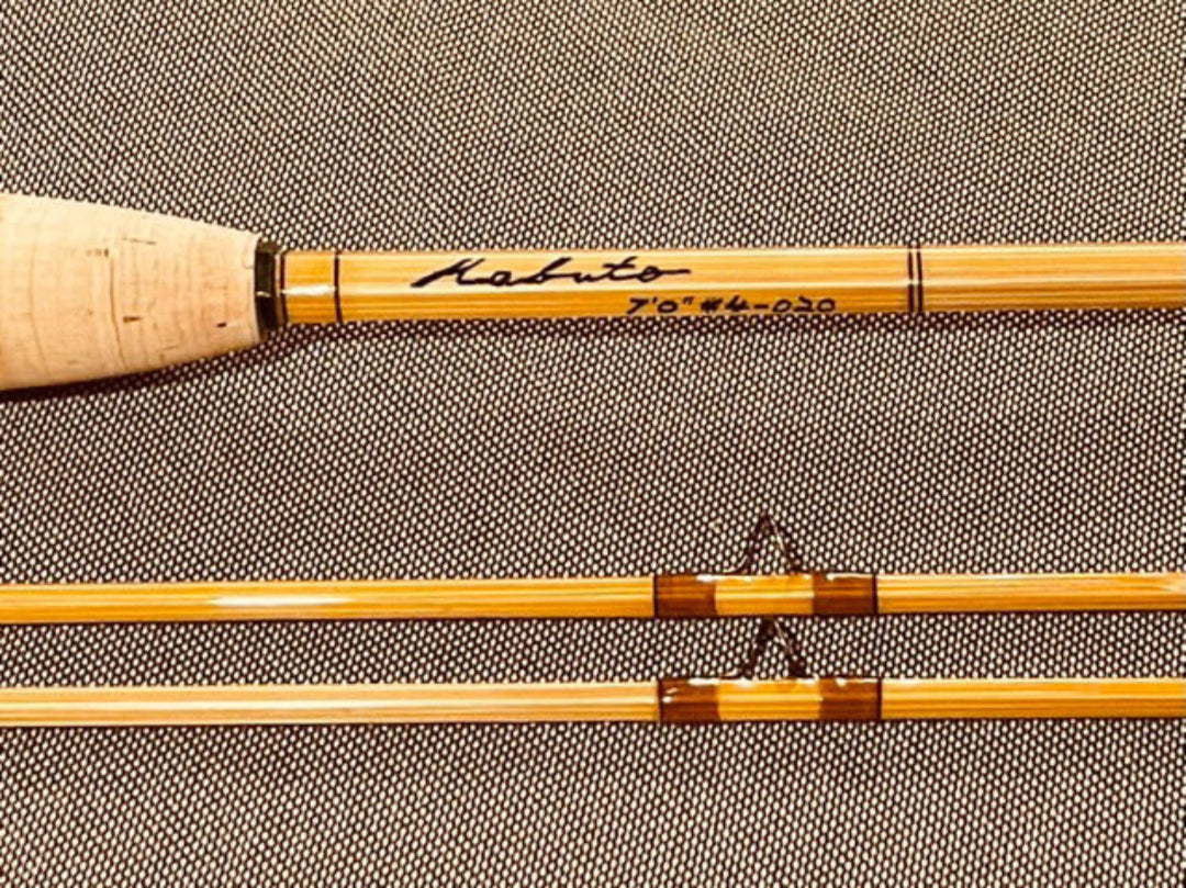 Kabuto Split Bamboo Fly Rod - Fish On! Custom Rods