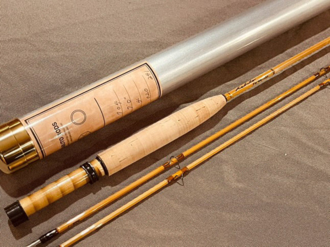 Kabuto Split Bamboo Fly Rod - Fish On! Custom Rods