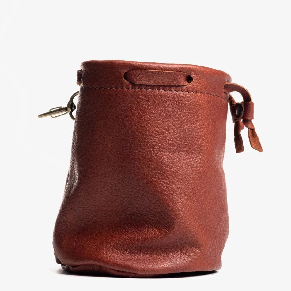 Leather Golf Ball Pouch - Fish On! Custom Rods