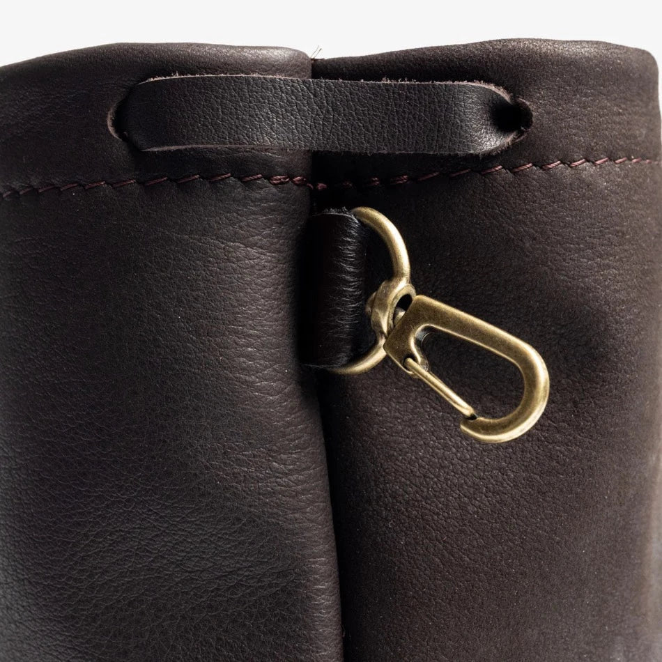 Leather Golf Ball Pouch - Fish On! Custom Rods