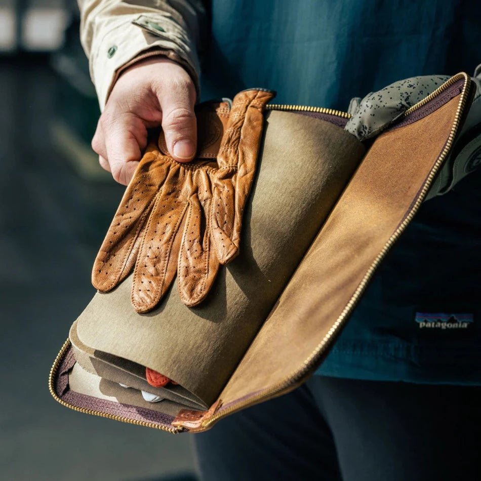 Leather Golf Glove Caddy - Fish On! Custom Rods