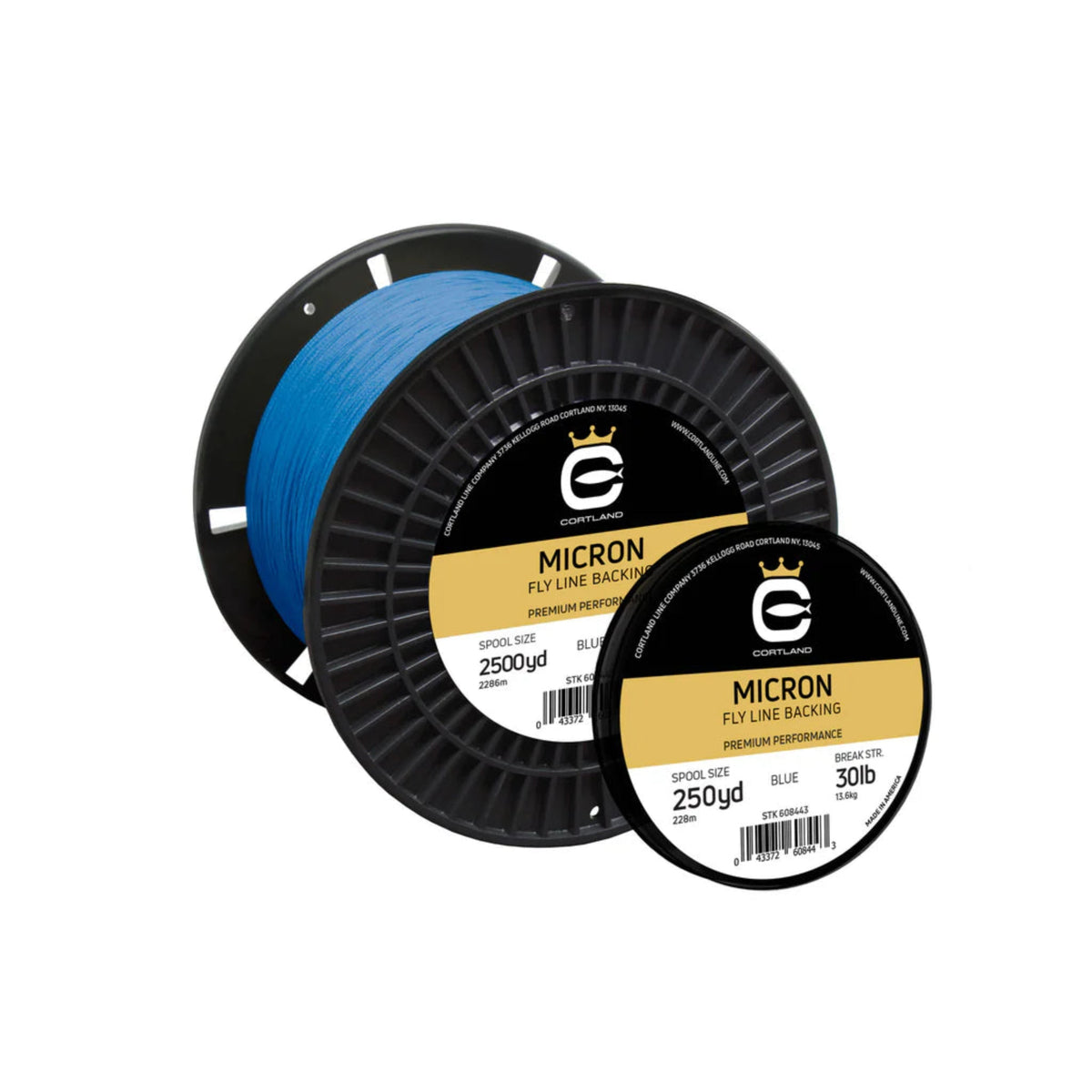 Micron Fly Line Backing - Blue - Fish On! Custom Rods