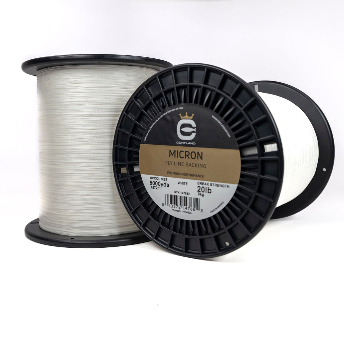 Micron Fly Line Backing - White - Fish On! Custom Rods