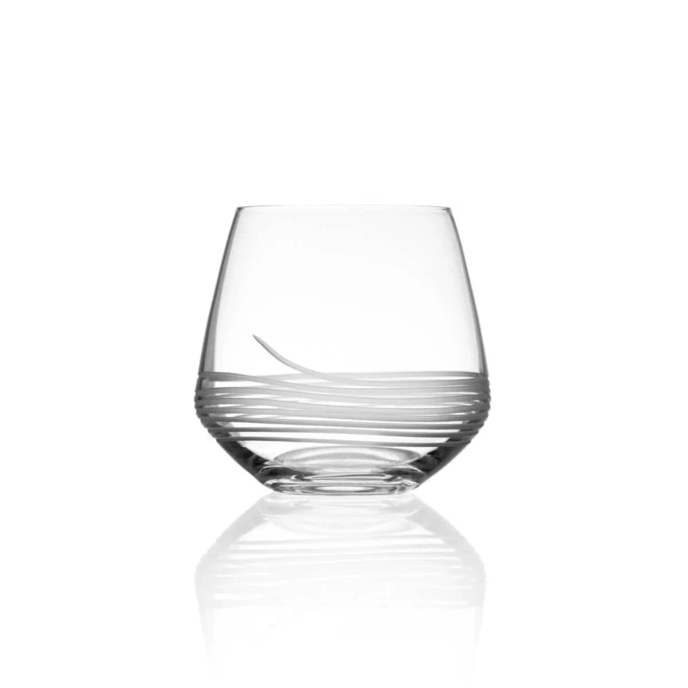 Mid - Century Modern Whiskey Glass - Classic Design for Cocktails - Fish On! Custom Rods