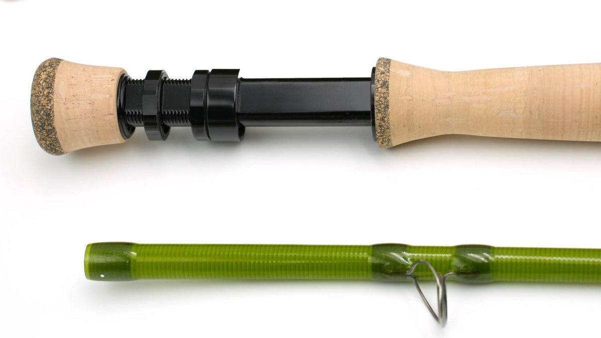 Moonlit Lunar S - GLASS Fiberglass Fly Rod series - Fish On! Custom Rods