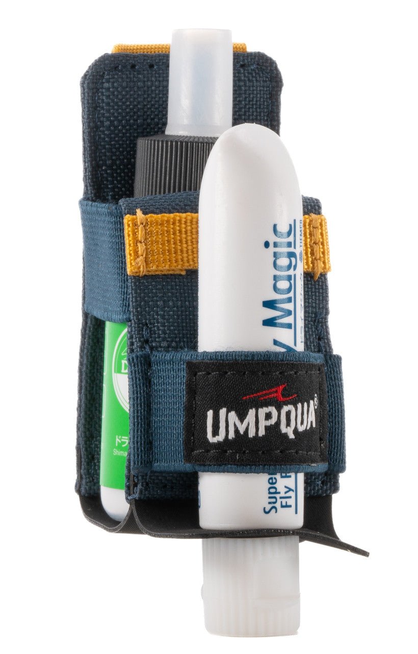 NorthFork Shake/Gel Combo Holder | Cobalt | Umpqua Feather Merchants - Fish On! Custom Rods