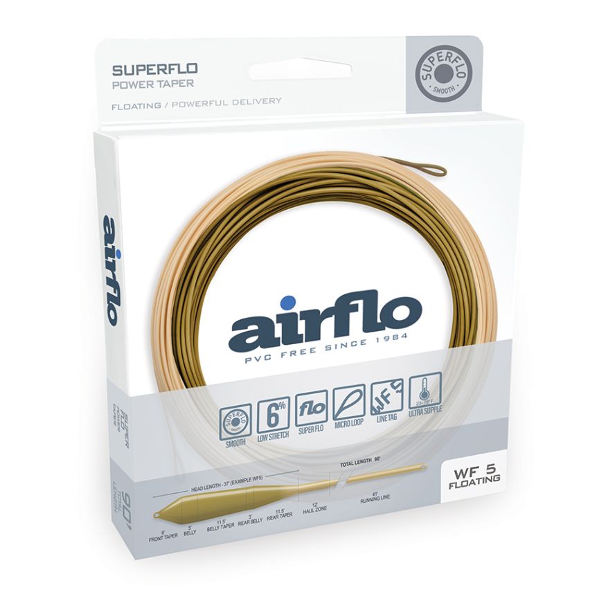 SUPERFLO POWER TAPER WF6 FLOAT - Fish On! Custom Rods