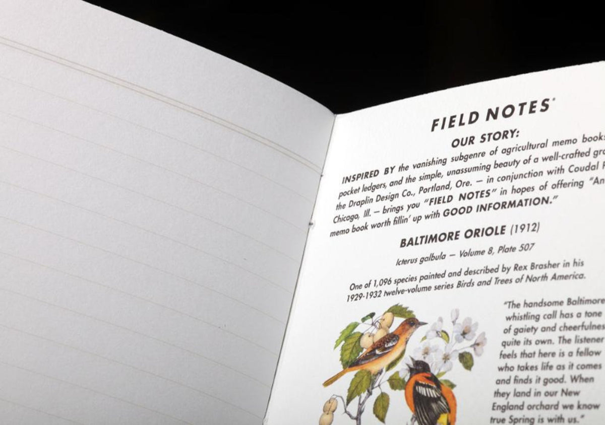 The Birds and Trees of North America: A Field Notes Limited Edition for Nature Enthusiasts - Fish On! Custom Rods