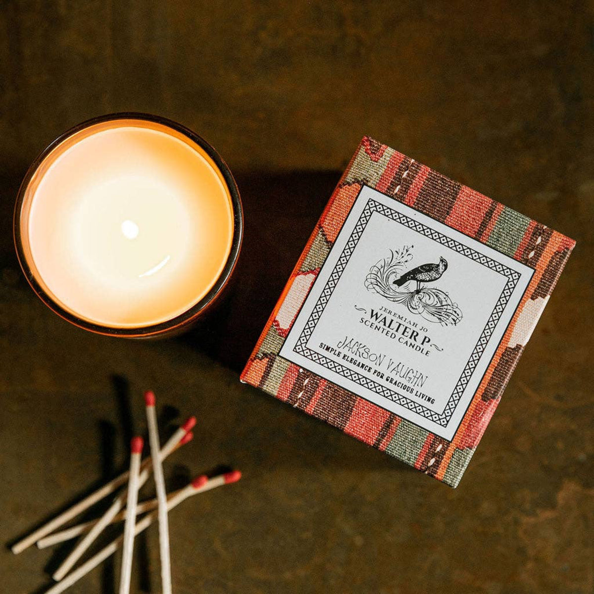 Walter P Candle | Jeremiah Jo Collection - Fish On! Custom Rods