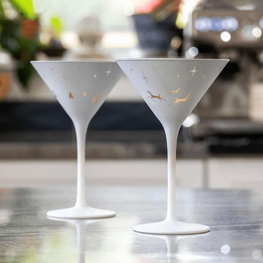 Wonderland Martini Cocktail Glass - Fish On! Custom Rods