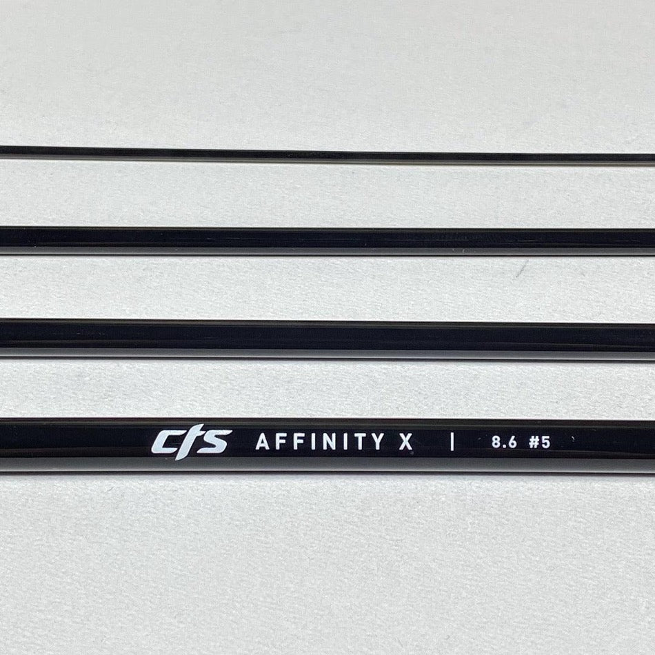 Affinity X Jet Black 8'6" 5wt 4pc - Fish On! Custom Rods