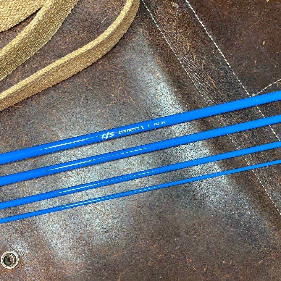 Affinity X Ocean Blue 10' 4wt 4pc - Fish On! Custom Rods