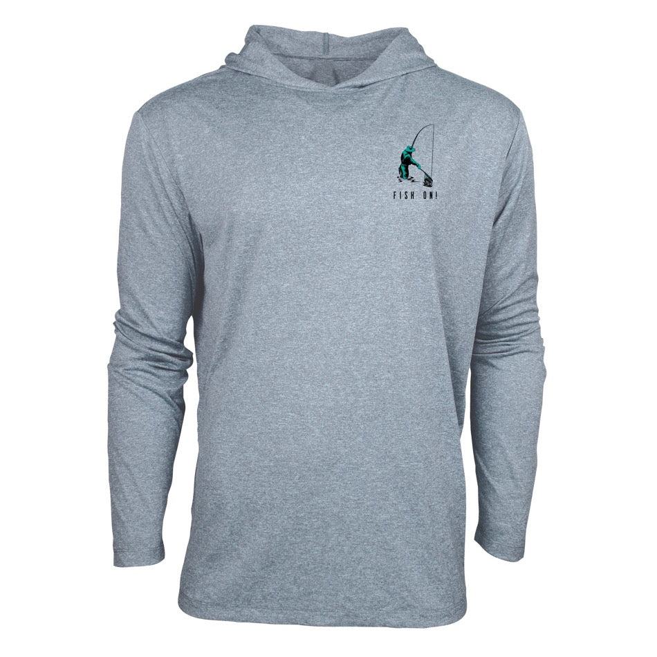 Fish On! Performance Sun Hoodie - UPF 50+ Protection - Fish On! Custom Rods