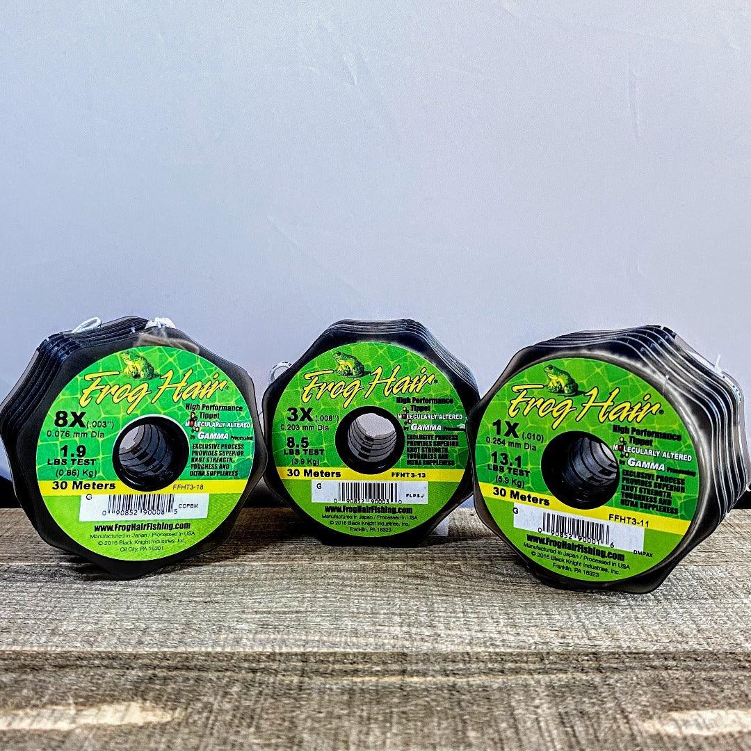 FrogHair Premium Tippet Spool - High Strength, Low Visibility - Fish On! Custom Rods