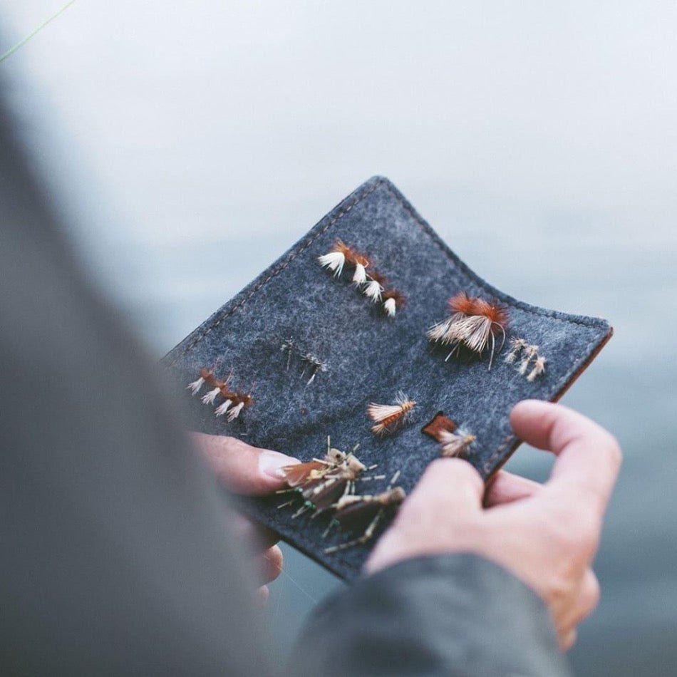 Leather Book of Flies - Fish On! Custom Rods