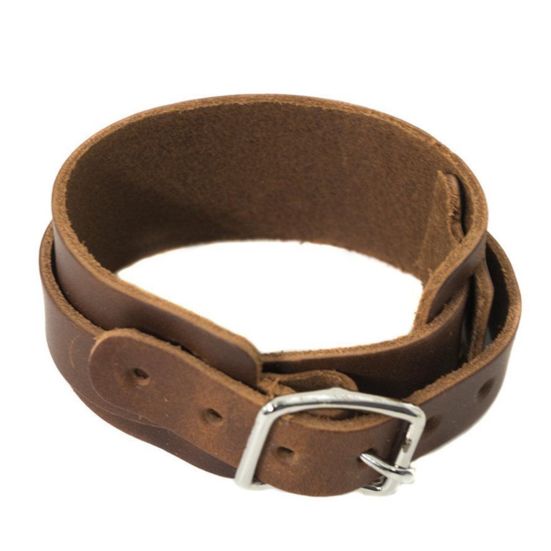 Leather Buckle Wristband - Fish On! Custom Rods