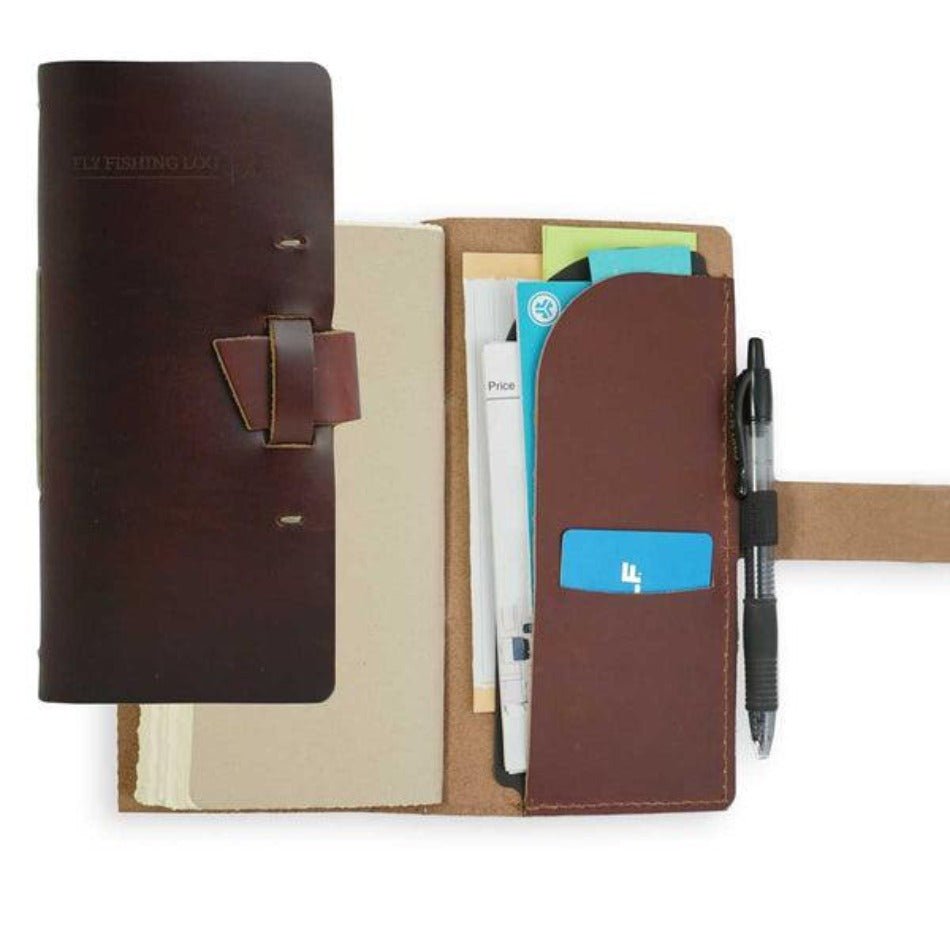 Leather Fly Fishing Log Pro Edition - Fish On! Custom Rods