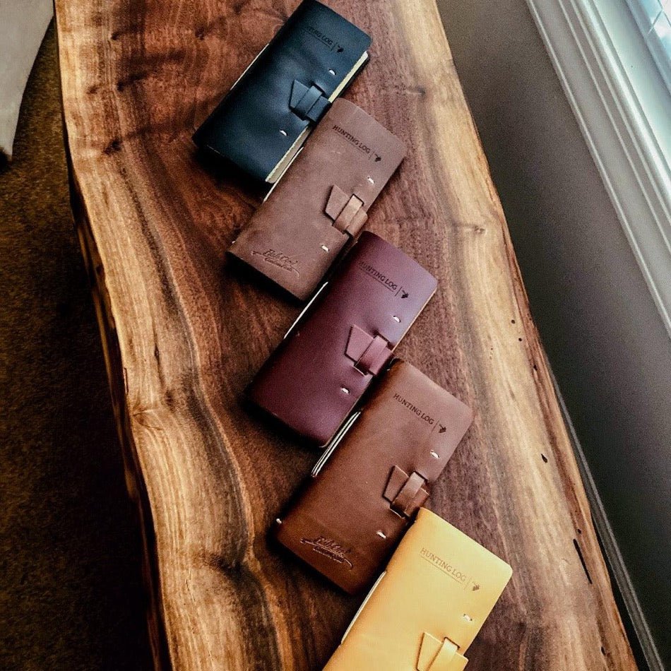 Leather Hunting Journal - Fish On! Custom Rods