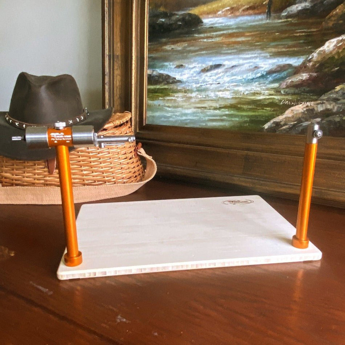 Legacy C - Sunset Orange Stainless - Steel Vise - Fish On! Custom Rods