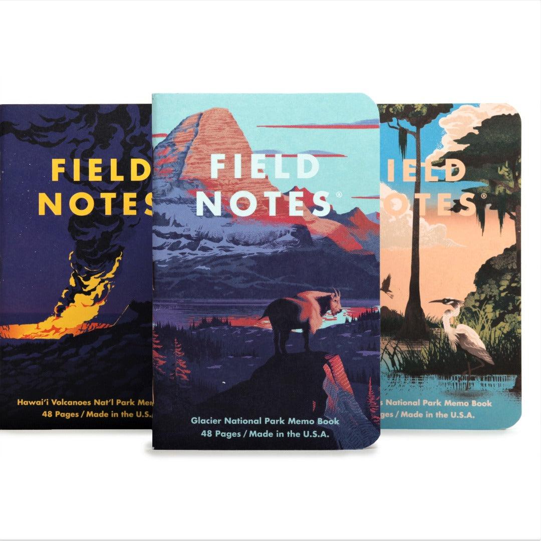 National Parks Series F 3 - Pack - Glacier, Hawaii Volcanoes, Everglades - Fish On! Custom Rods