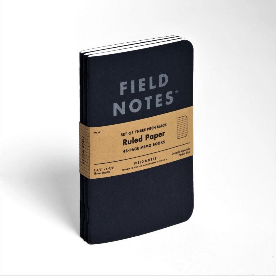 Pitch Black Memo Book 3 - Pack - Fish On! Custom Rods
