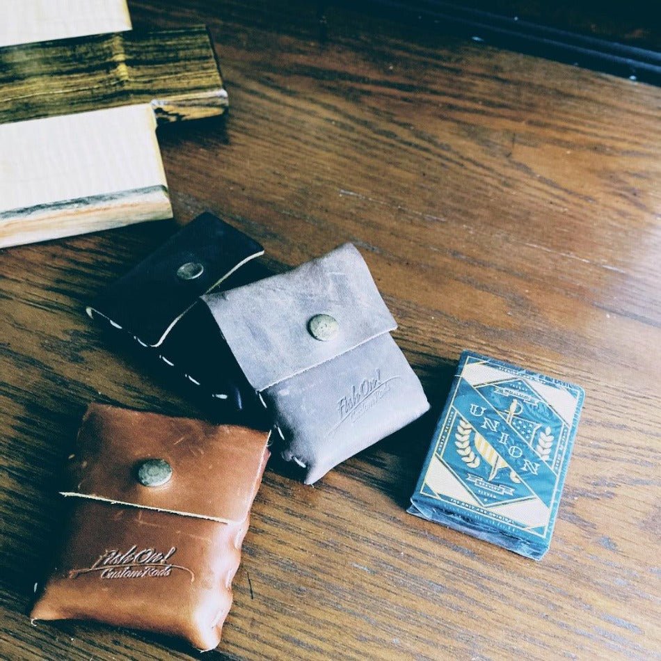 Prestige Leather Case with Union Playing Cards - Fish On! Custom Rods